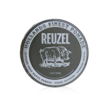 Reuzel Extreme Hold Matte Pomade (Extreme Hold, No Shine, Water Soluble) 340g/12oz