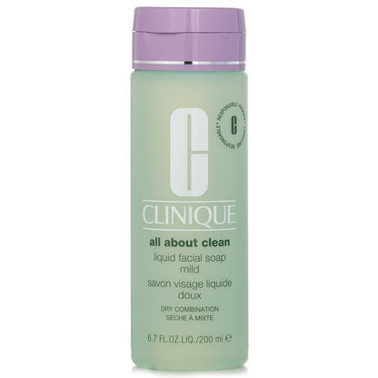 Clinique All About Clean Liquid Facial Soap Mild - Dry Combination Skin 200ml/6.7oz