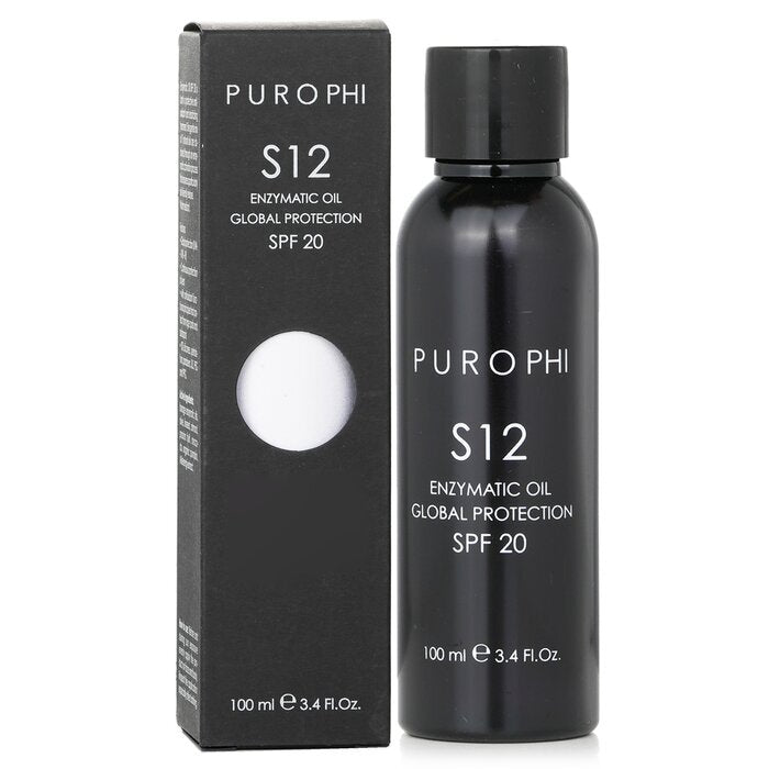 PUROPHI S12 Enzymatic Oil Global Protection SPF 20 (Water Resistant) 100ml/3.4oz