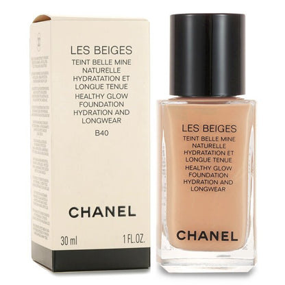 Chanel Les Beiges Teint Belle Mine Naturelle Healthy Glow Hydration And Longwear Foundation - # B40 30ml/1oz