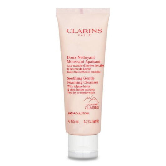 Clarins Soothing Gentle Foaming Cleanser with Alpine Herbs & Shea Butter Extracts - Very Dry or Sensitive Skin 125ml/4.2oz