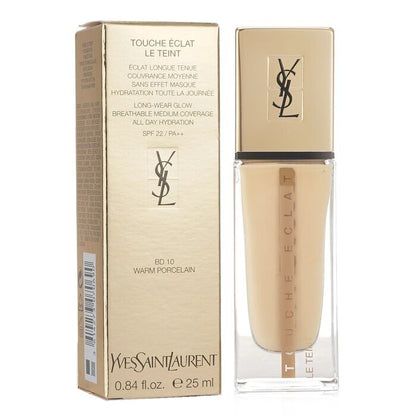 Yves Saint Laurent Touche Eclat Le Teint Long Wear Glow Foundation SPF22 - # BD10 Warm Porcelain 25ml/0.84oz