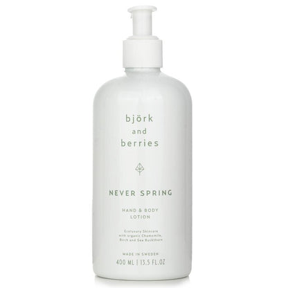 Bjork & Berries Never Spring Hand & Body Lotion 400ml/13.5oz