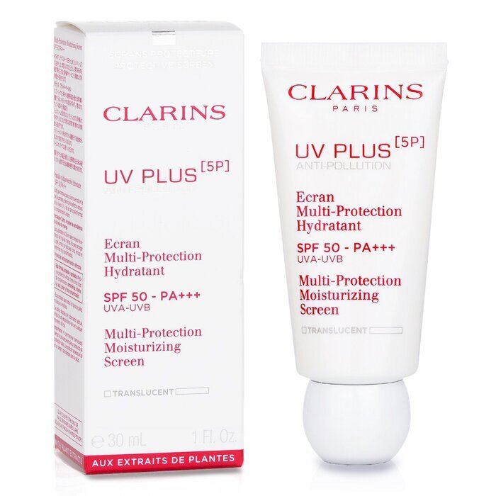 Clarins UV Plus [5P] Anti-Pollution Multi-Protection Moisturizing Screen SPF 50 - Translucent 30ml/1oz