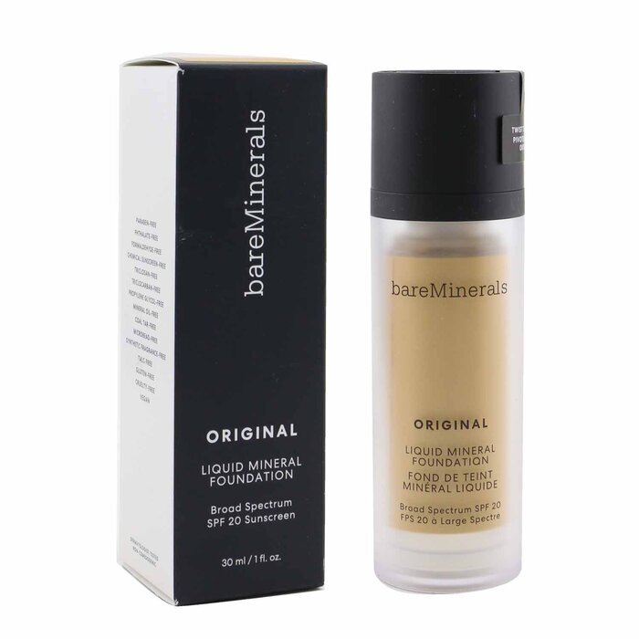 BareMinerals Original Liquid Mineral Foundation SPF 20 - # 17 Tan Nude (For Medium-Tan Warm Skin With A Golden Hue) 30ml/1oz