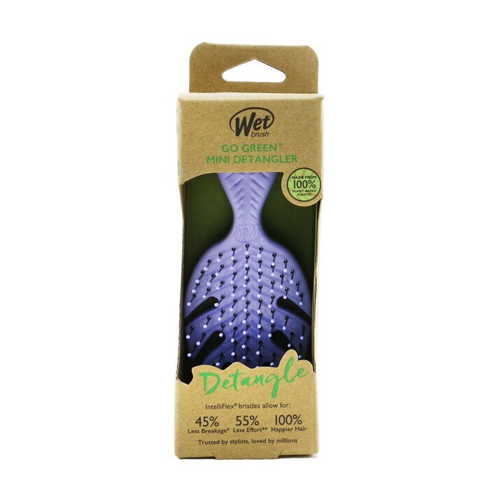 Wet Brush Go Green Mini Detangler - # Purple 1pc