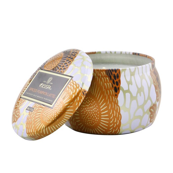 Voluspa Mini Tin Candle - Spiced Pumpkin Latte 113g/4oz