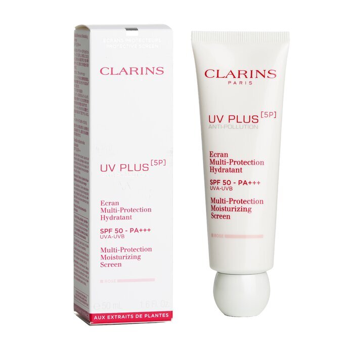 Clarins UV Plus [5P] Anti-Pollution Multi-Protection Moisturizing Screen SPF 50 - Rose 50ml/1.6oz