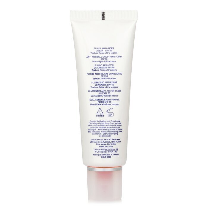 ROC Soleil-Protect Anti-Wrinkle Smoothing Fluid SPF 50 UVA & UVB (Visibly Reduces Wrinkles) 50ml/1.69oz