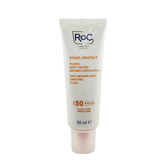 ROC Soleil-Protect Anti-Brown Spot Unifying Fluid SPF 50 UVA & UVB (Visibly reduces Brown Spots) 50ml