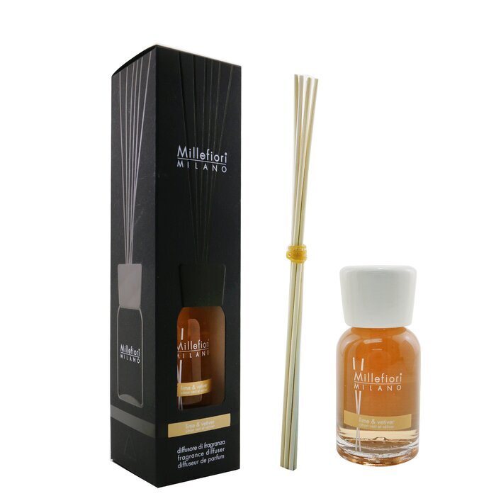 Millefiori Natural Fragrance Diffuser - Lime & Vetiver 100ml