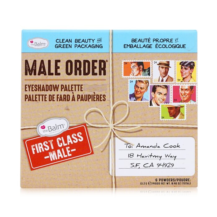 TheBalm Male Order Eyeshadow Palette (6x Eyeshadow) - # First Class Male 13.2g/0.46oz