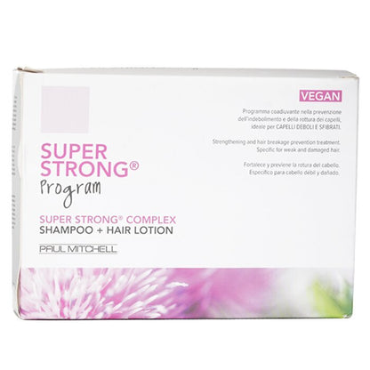 Paul Mitchell Strength Super Strong Complex Program Set: Shampoo 300ml + Hair Lotion 12x6ml 13pcs