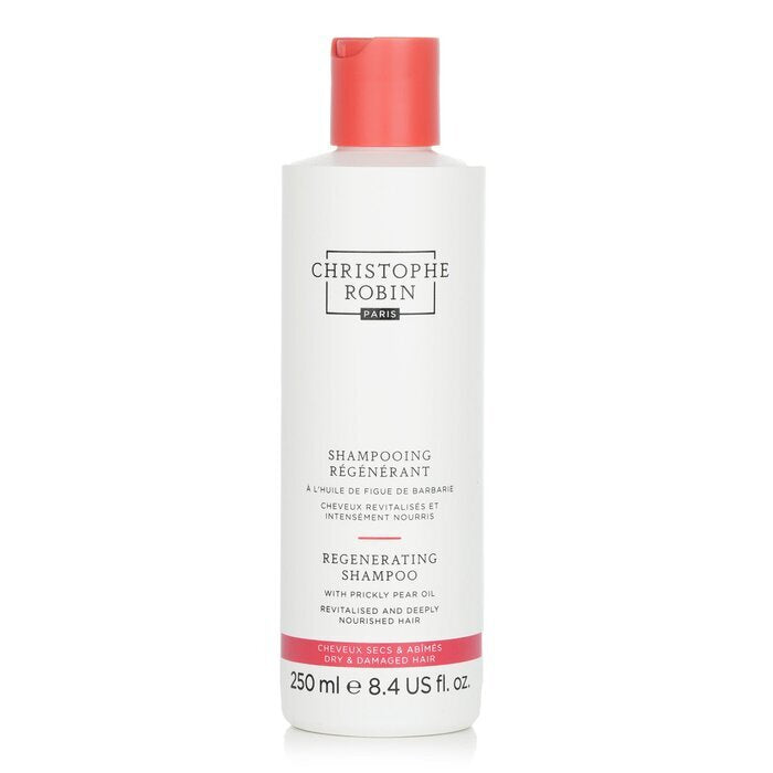 Christophe Robin Regenerating Shampoo with Prickly Pear Oil - Dry & Damaged Hair 250ml/8.4oz