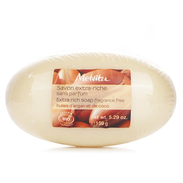 Melvita Extra Rich Soap With Argan Oil - Fragrance Free 150ml/5.29oz