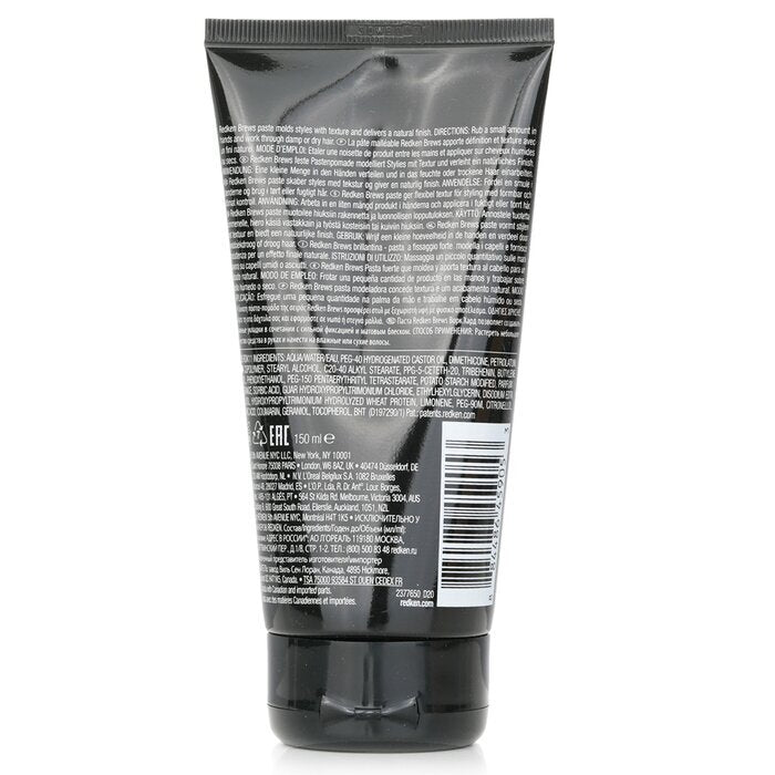 Redken Brews Work Hard Molding Paste (Maximum Control/Natural Finish) 150ml/5.1oz