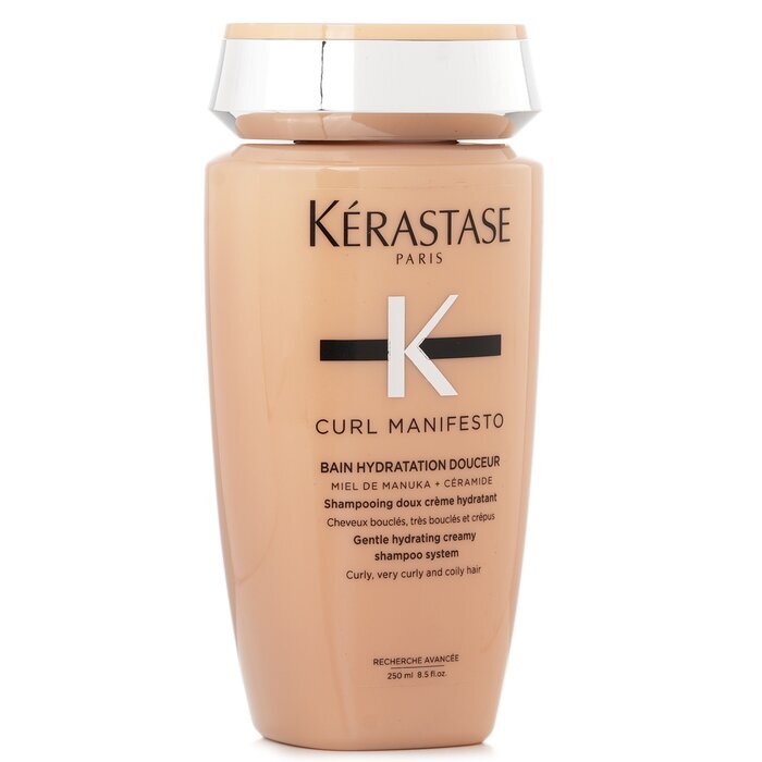 Kerastase Curl Manifesto Bain Hydratation Douceur Gentle Hydrating Creamy Shampoo (For Curly, Very Curly & Coily Hair) 250ml/8.5oz