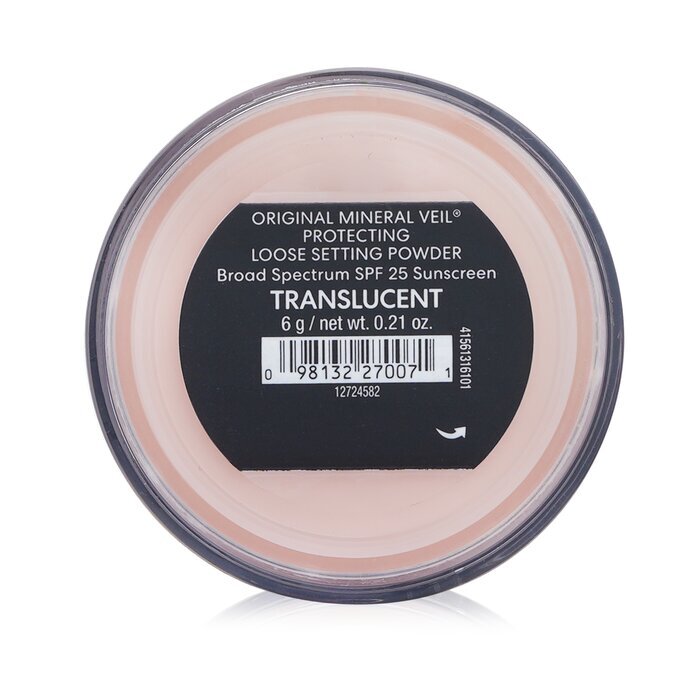 BareMinerals Original Mineral Veil Protecting Loose Setting Powder SPF 25 - # Translucent 6g/0.21oz