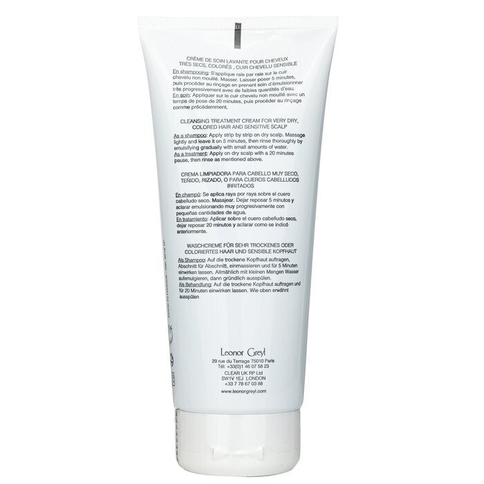 Leonor Greyl Creme Aux Fleurs Cleansing Treatment Cream Shampoo (For Very Dry Hair & Sensitive Scalp) 200ml/7oz