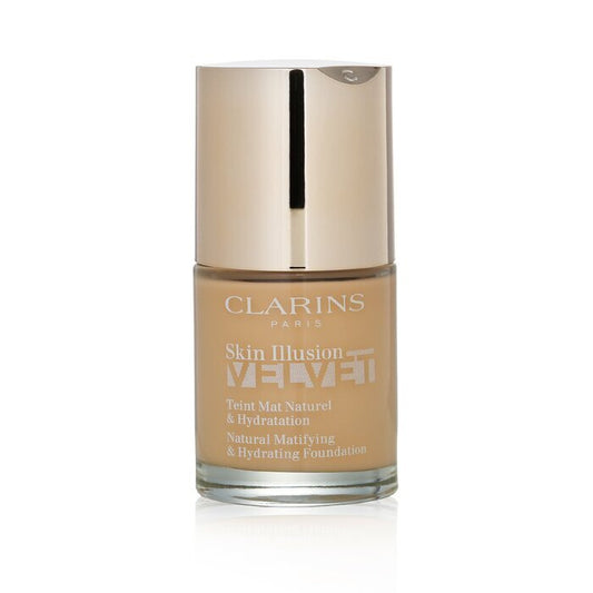 Clarins Skin Illusion Velvet Natural Matifying & Hydrating Foundation - # 105N Nude 30ml/1oz