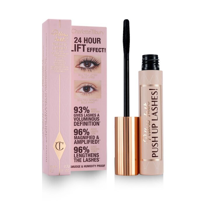 Charlotte Tilbury Pillow Talk Push Up Lashes! Mascara - # Super Black 10ml/0.33oz