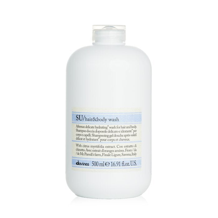 Davines SU Hair & Body Wash (Salon Size) 500ml