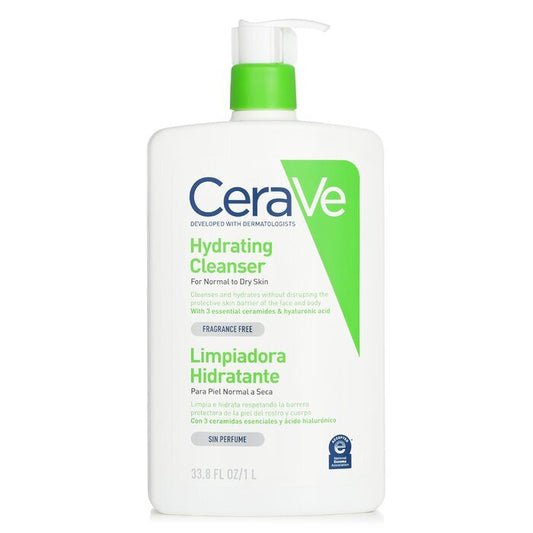 CeraVe Hydrating Cleanser For Normal to Dry Skin 1000ml/33.8oz