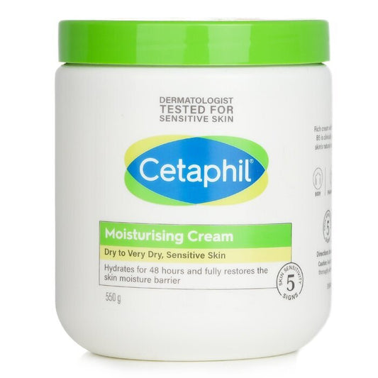 Cetaphil Moisturising Cream 48H - For Dry to Very Dry, Sensitive Skin 550g