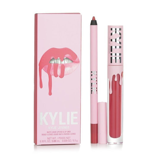 Kylie By Kylie Jenner Matte Lip Kit: Matte Liquid Lipstick 3ml + Lip Liner 1.1g - # 500 Kristen Matte 2pcs