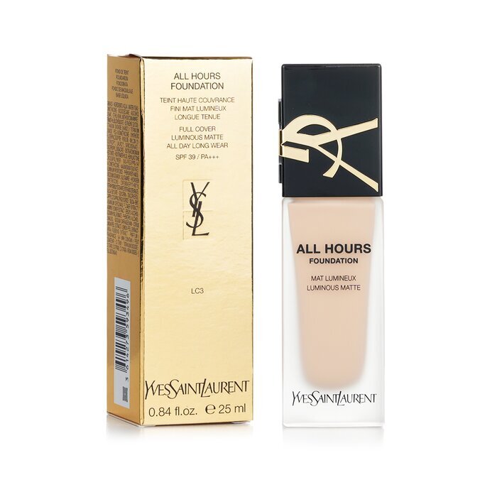 Yves Saint Laurent All Hours Foundation SPF 39 -  LC3 25ml