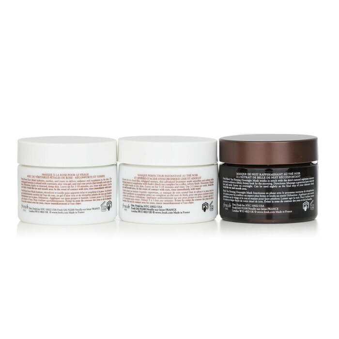 Mini Facial Mask Fresh Mini Face Mask Trio Set 3pcs – Europa Cosmetica
