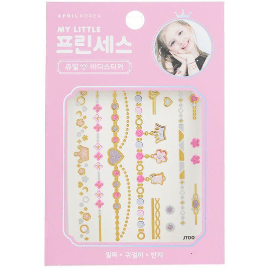 April Korea Princess Jewel Body Sticker -  JT002K 1pc