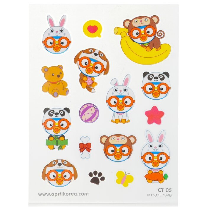 April Korea Pororo Body Sticker -  CT05 1pc