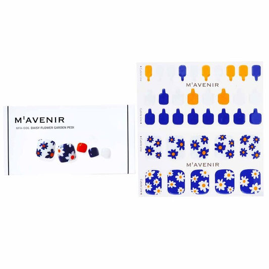 Mavenir Nail Sticker (Patterned) - # Daisy Flower Garden Pedi 36pcs