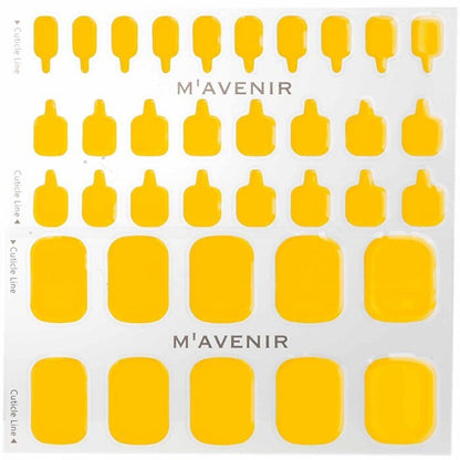 Mavenir Nail Sticker (Yellow) - # Mango Smoothie Pedi 36pcs