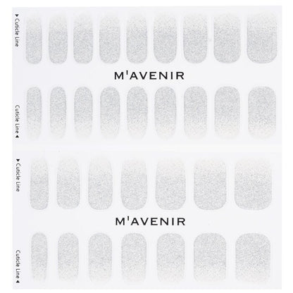 Mavenir Nail Sticker (Grey) - # Fiesta Silver Nail 32pcs