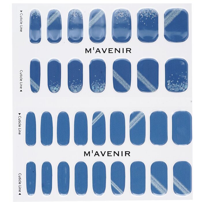 Mavenir Nail Sticker (Blue) - # Deep Shell Blue Nail 32pcs