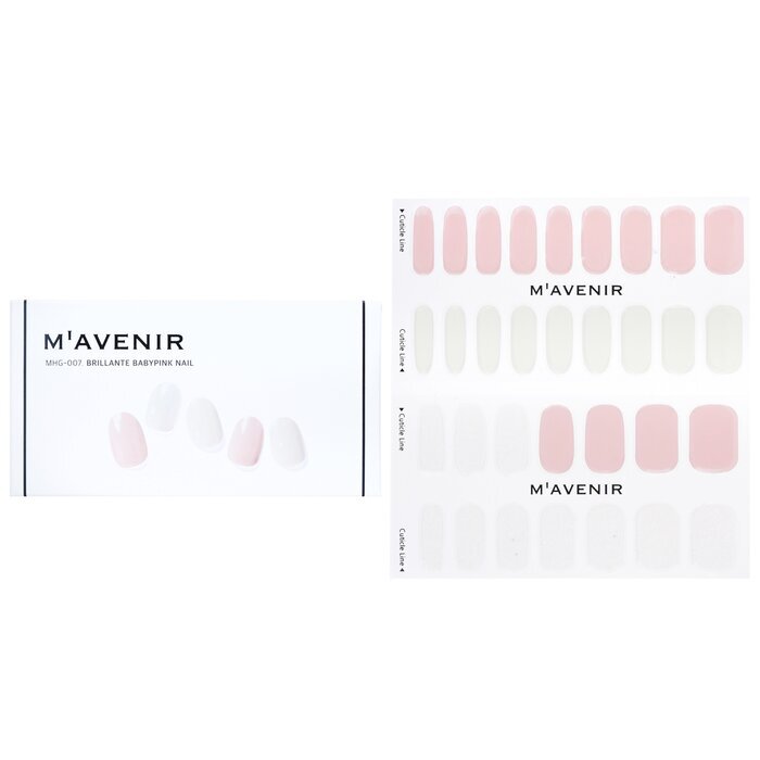 Mavenir Nail Sticker (Pink) - # Brillante Babypink Nail 32pcs