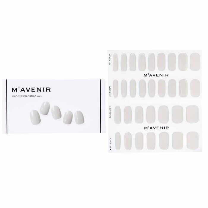 Mavenir Nail Sticker (White) - # Pale Beige Nail 32pcs