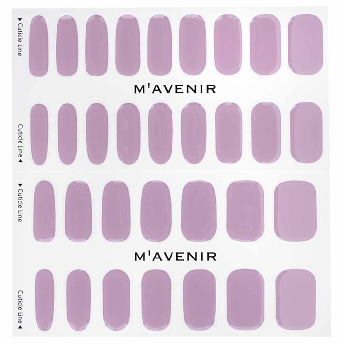 Mavenir Nail Sticker (Purple) - # Redbean Matt Nail 32pcs