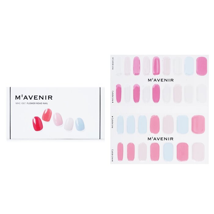 Mavenir Nail Sticker (Assorted Colour) - # Flower Road Nail 32pcs