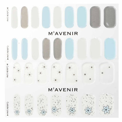 Mavenir Nail Sticker (Assorted Colour) - # Falling Daisy Nail 32pcs