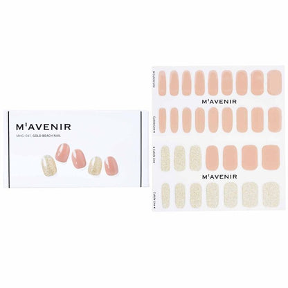 Mavenir Nail Sticker (Pink) - # Gold Beach Nail 32pcs