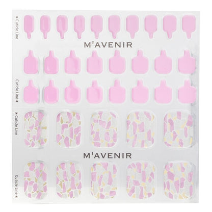 Mavenir Nail Sticker (Pink) - # Pink Shell Pedi 36pcs