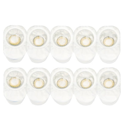 Miche Bloomin' Quarter Veil 1 Day Color Contact Lenses (102 Bronze Ash) - - 4.50 10pcs