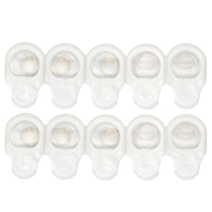 Miche Bloomin' Quarter Veil 1 Day Color Contact Lenses (107 Clear Grege) - - 2.50 10pcs