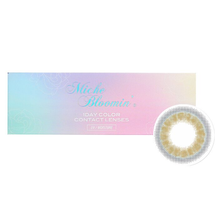 Miche Bloomin' Iris Glow 1 Day Color Contact Lenses (502 Cosmic Latte) - - 5.00 10pcs