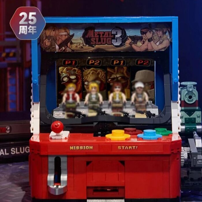 Pantasy Metal Slug 3 Series Neogeo Arcade Building Bricks Set 24cm*24cm*17cm