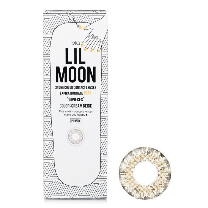 Pia Lilmoon Cream Beige 1 Day Color Contact Lenses - - 2.00 10pcs