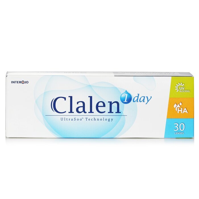 Clalen 1 Day Ultra-Soo Clear Contact Lenses -1.00 30pcs